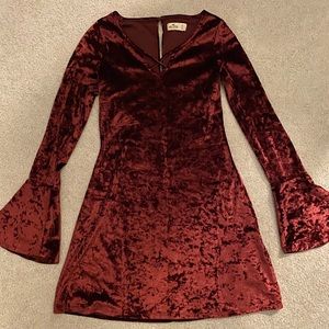 Hollister Crushed Velvet Dress